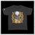 Gold Wreath - Black T-Shirt