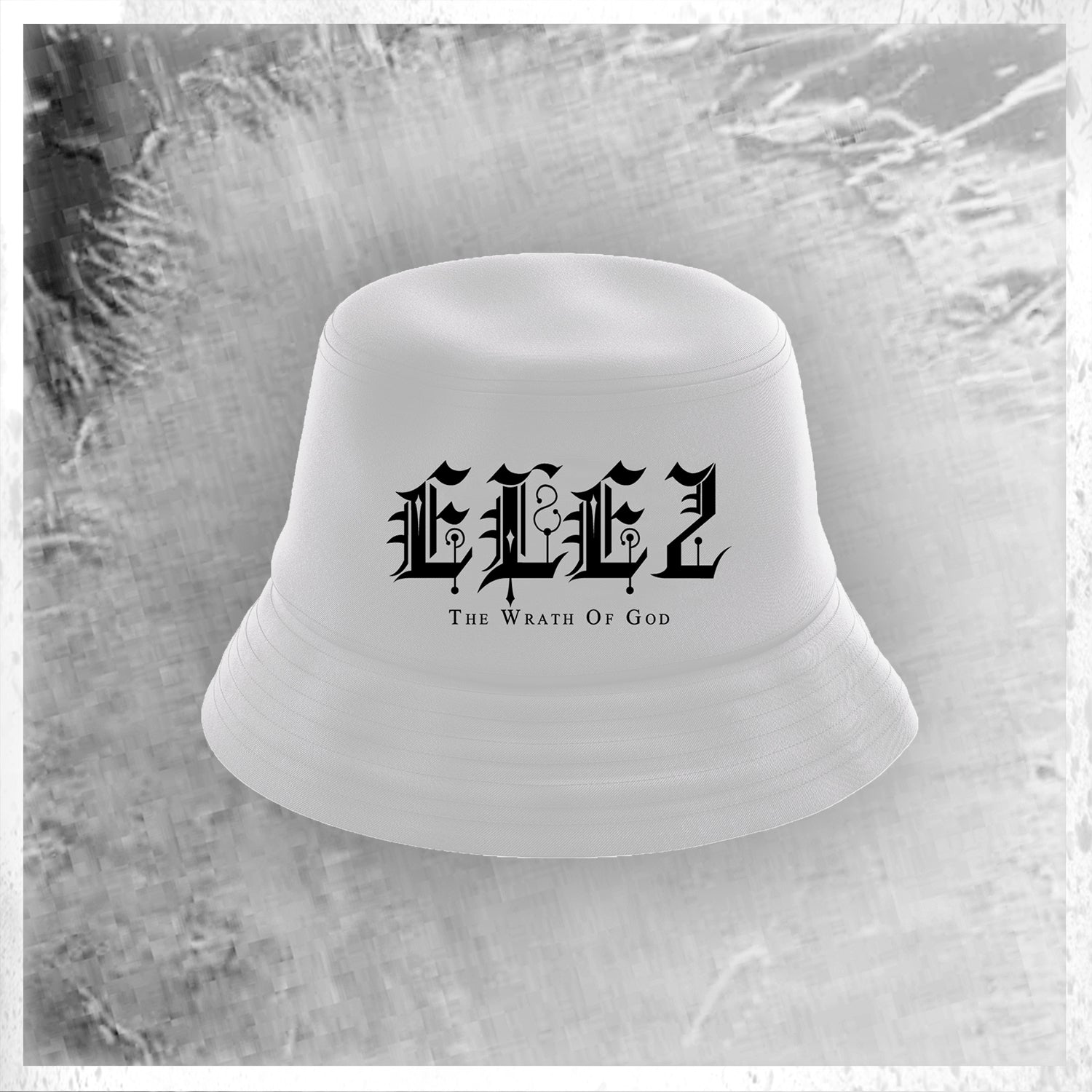 ELE2 Grey - White Bucket Hat - The OFFICIAL BUSTA RHYMES STORE