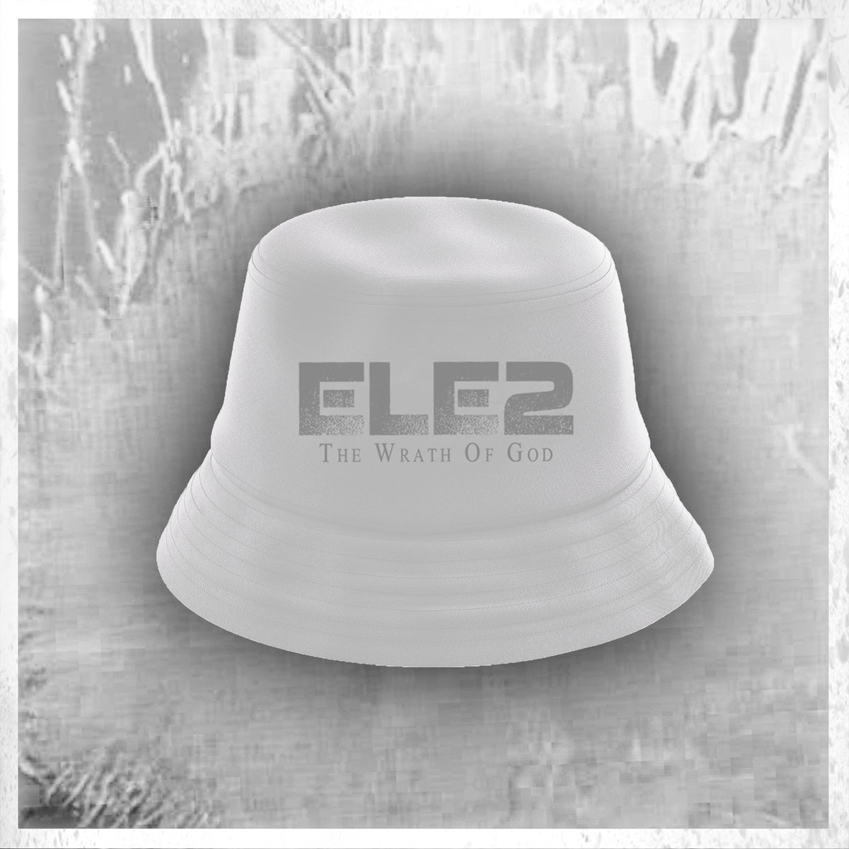 ELE2 Grey - White Bucket Hat